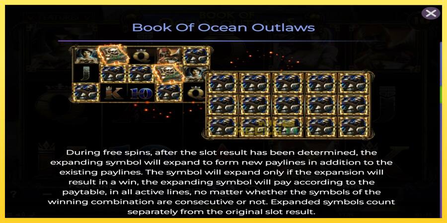 Afbeelding 5 speelautomaat Book of Ocean Outlaws