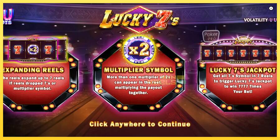 Afbeelding 1 speelautomaat Lucky 7s