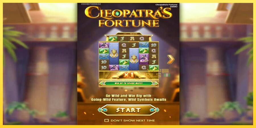 Afbeelding 1 speelautomaat Cleopatras Fortune