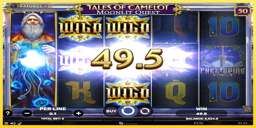 Afbeelding 3 speelautomaat Tales of Camelot - Moonlit Quest