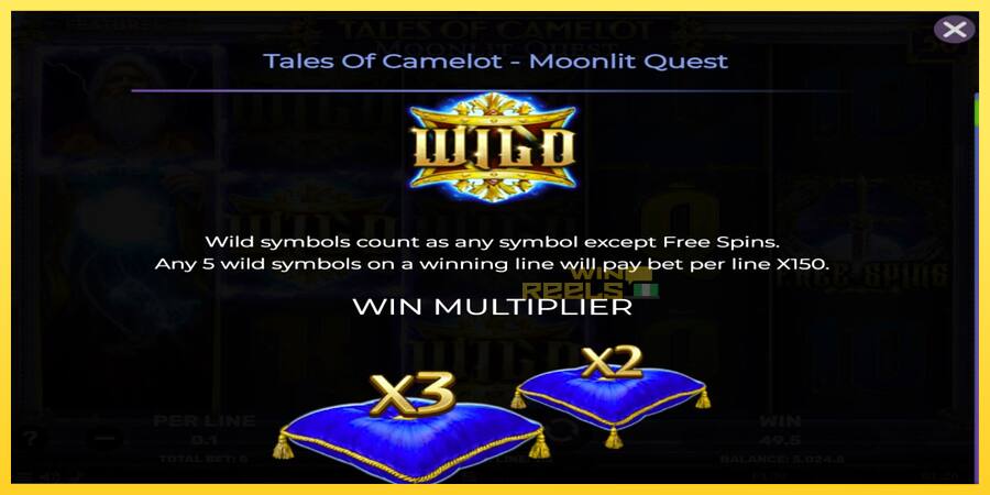 Afbeelding 4 speelautomaat Tales of Camelot - Moonlit Quest