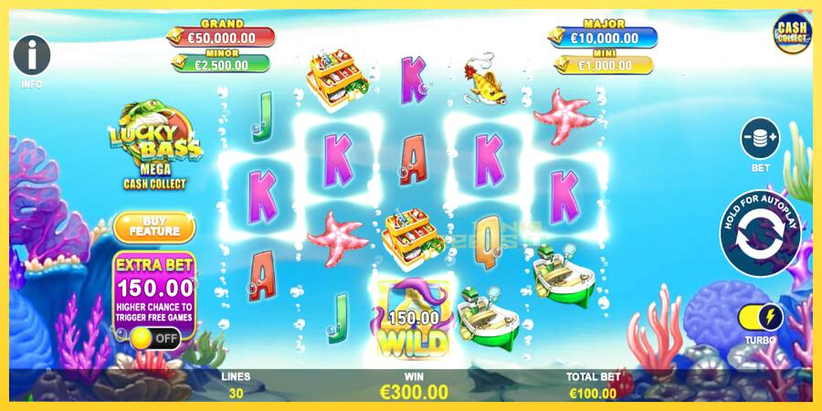 Afbeelding 3 speelautomaat Lucky Bass Mega Cash Collect