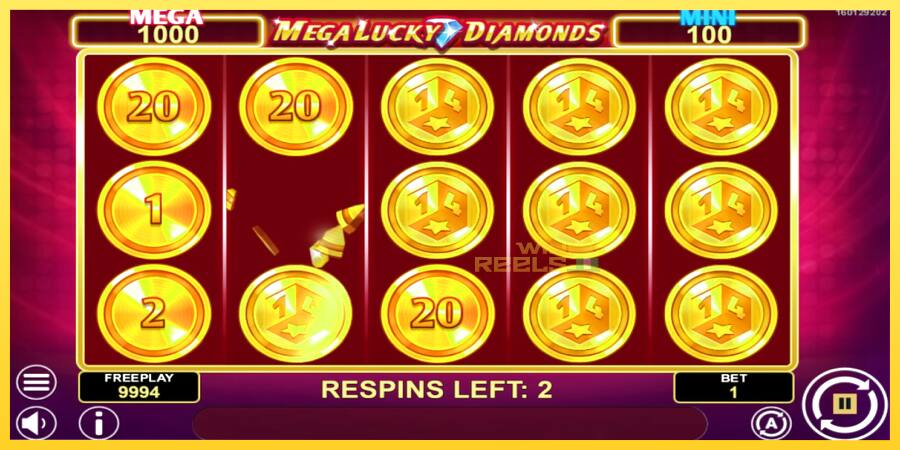 Afbeelding 3 speelautomaat Mega Lucky Diamonds Hold & Win