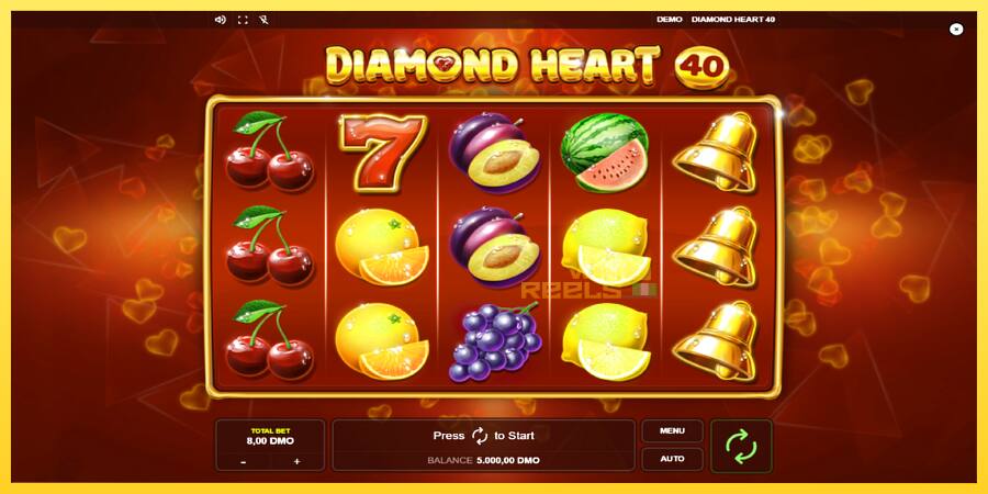 Afbeelding 1 speelautomaat Diamond Heart 40