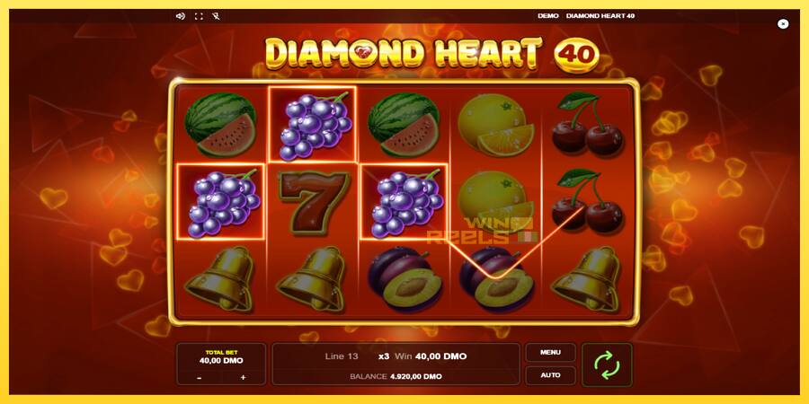 Afbeelding 2 speelautomaat Diamond Heart 40