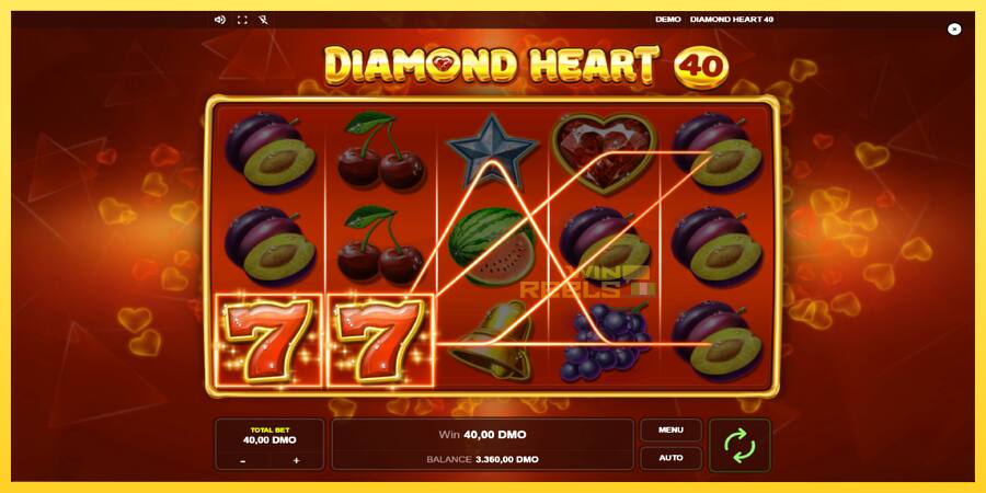 Afbeelding 4 speelautomaat Diamond Heart 40