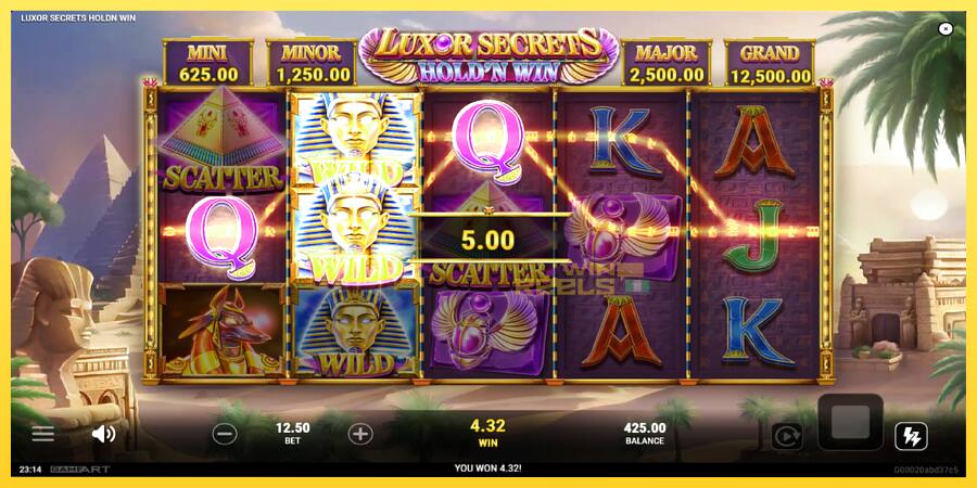 Afbeelding 3 speelautomaat Luxor Secrets Holdn Win