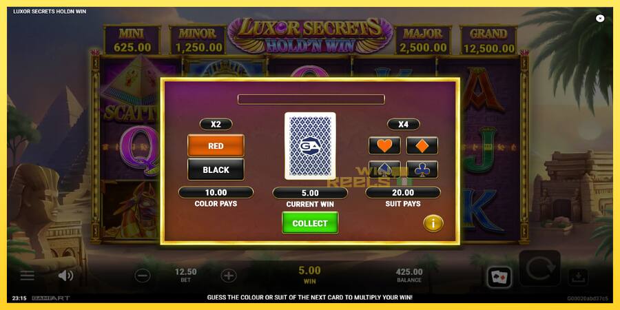 Afbeelding 4 speelautomaat Luxor Secrets Holdn Win