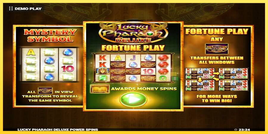 Afbeelding 1 speelautomaat Lucky Pharaoh Deluxe Fortune Play