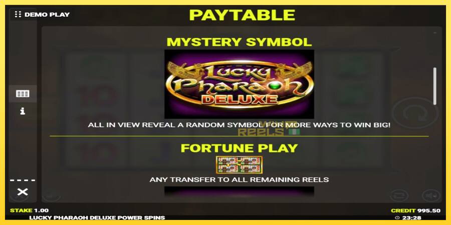 Afbeelding 5 speelautomaat Lucky Pharaoh Deluxe Fortune Play