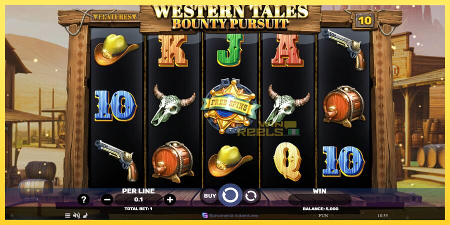 Afbeelding 2 speelautomaat Western Tales - Bounty Pursuit