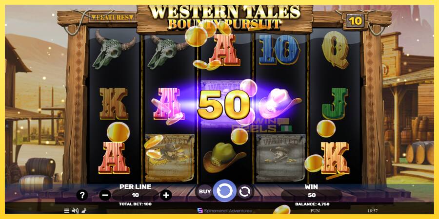 Afbeelding 3 speelautomaat Western Tales - Bounty Pursuit