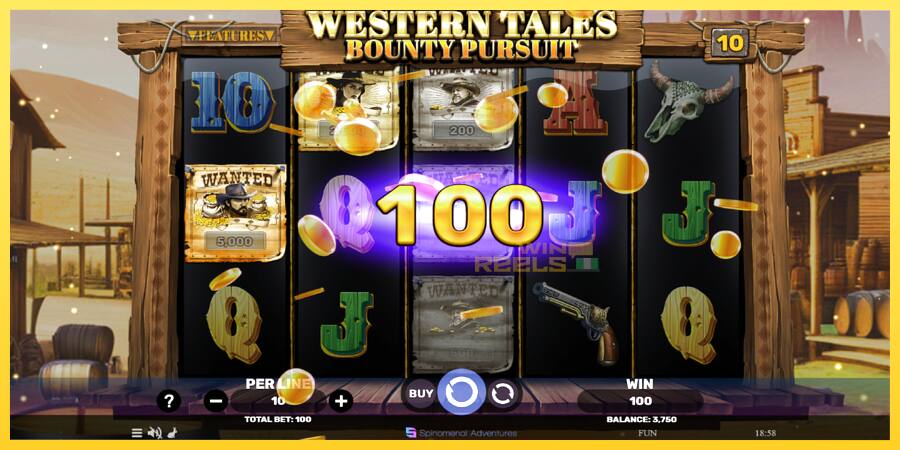 Afbeelding 4 speelautomaat Western Tales - Bounty Pursuit