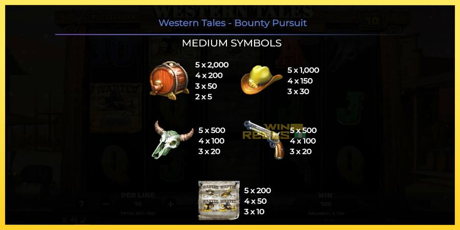 Afbeelding 6 speelautomaat Western Tales - Bounty Pursuit