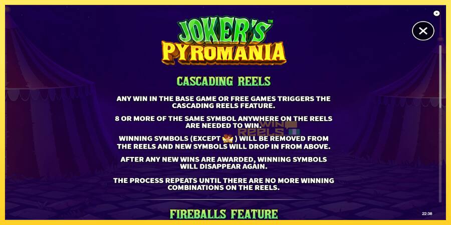 Afbeelding 5 speelautomaat Jokers Pyromania