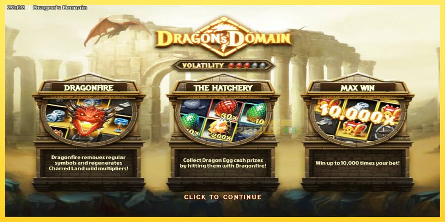 Afbeelding 1 speelautomaat Dragons Domain