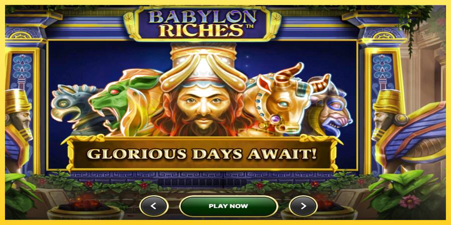 Afbeelding 1 speelautomaat Babylon Riches