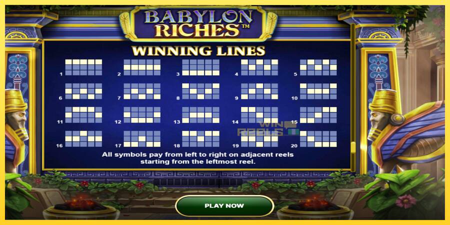 Afbeelding 5 speelautomaat Babylon Riches