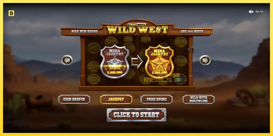 Afbeelding 1 speelautomaat Wild West Trueways