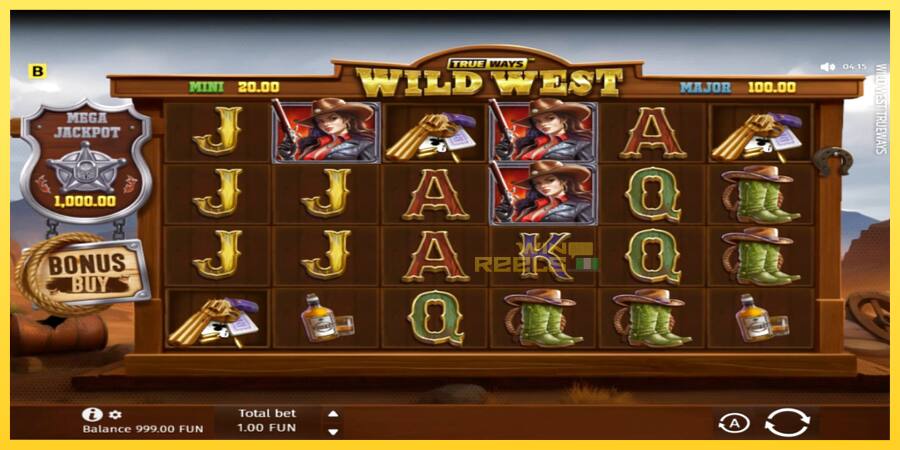 Afbeelding 2 speelautomaat Wild West Trueways