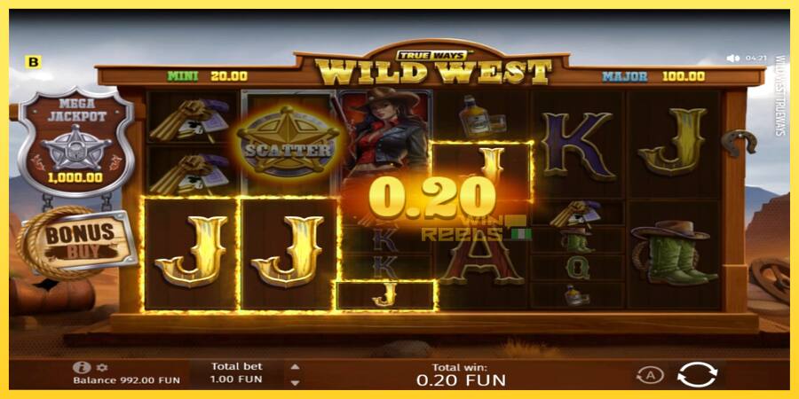 Afbeelding 3 speelautomaat Wild West Trueways