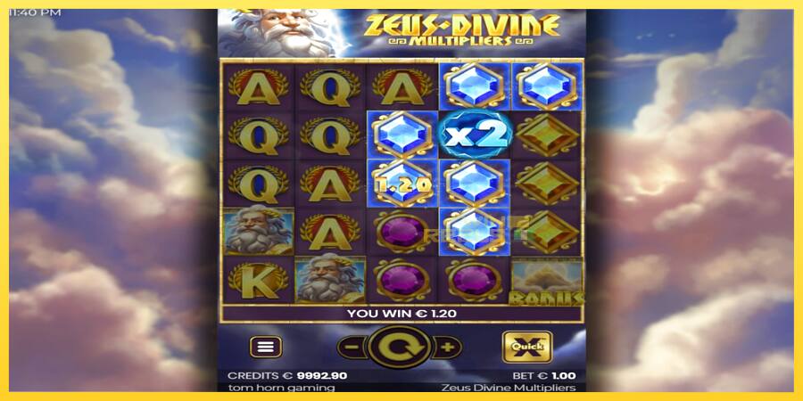 Afbeelding 3 speelautomaat Zeus Divine Multipliers