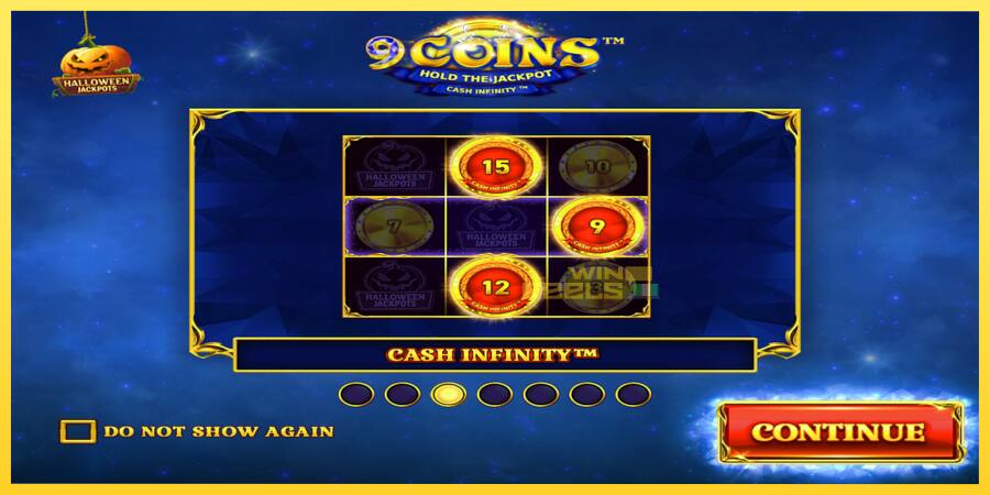 Afbeelding 1 speelautomaat 9 Coins Grand Diamond Edition Halloween Jackpots