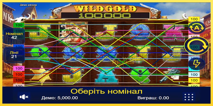 Afbeelding 1 speelautomaat Wild Gold 100000