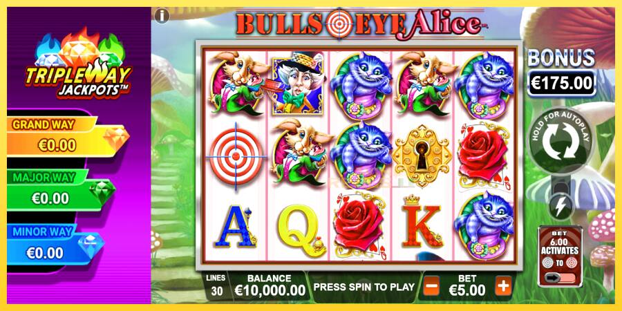 Afbeelding 2 speelautomaat Bulls Eye Alice