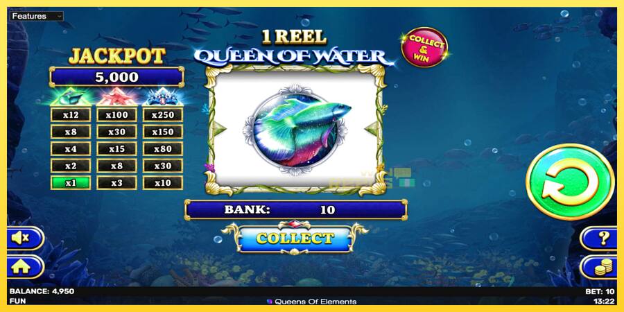 Afbeelding 4 speelautomaat 1 Reel Queen of Water