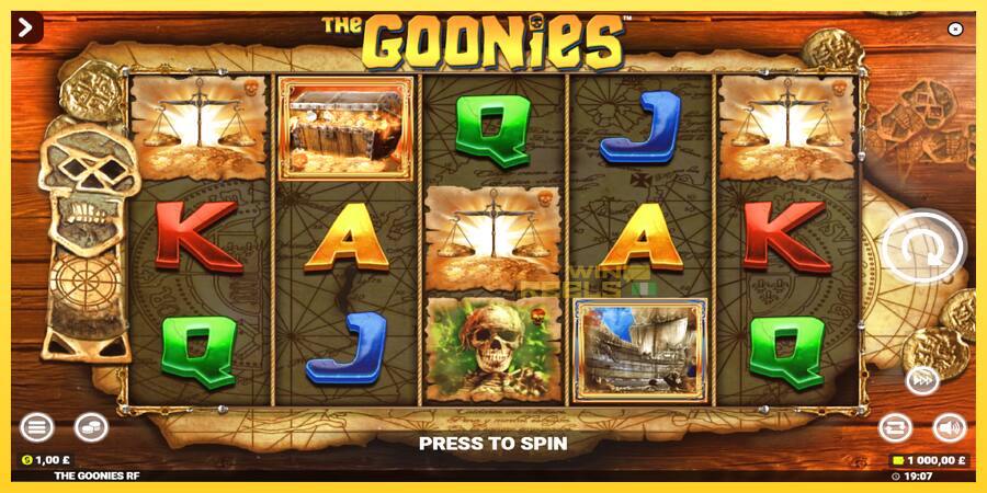 Afbeelding 2 speelautomaat The Goonies Deluxe Rapid Fire Jackpots