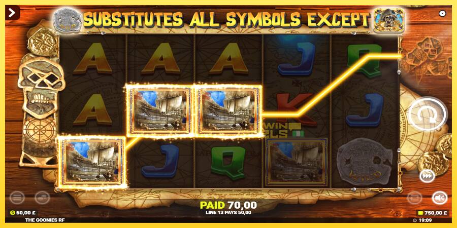 Afbeelding 3 speelautomaat The Goonies Deluxe Rapid Fire Jackpots