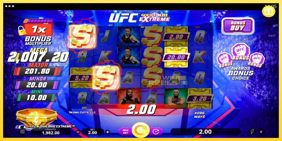 Afbeelding 3 speelautomaat UFC Gold Blitz Extreme