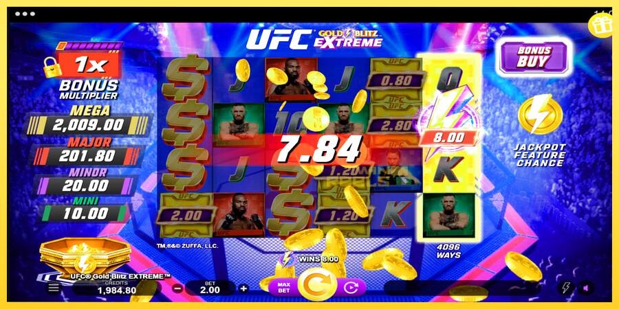 Afbeelding 5 speelautomaat UFC Gold Blitz Extreme