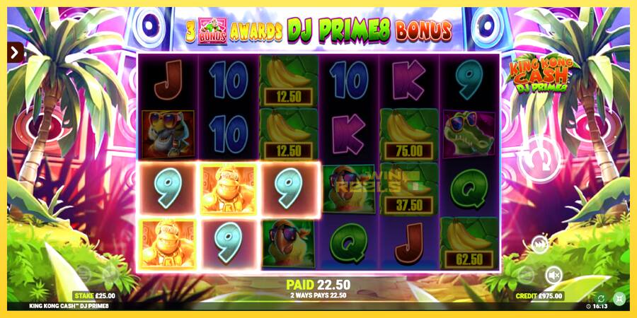 Afbeelding 3 speelautomaat King Kong Cash DJ Prime8 Rapid Fire Jackpots