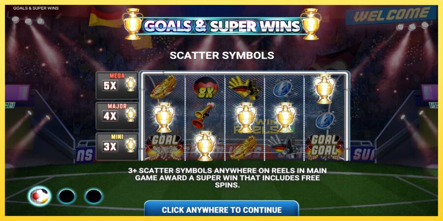 Afbeelding 1 speelautomaat Goals & Super Wins