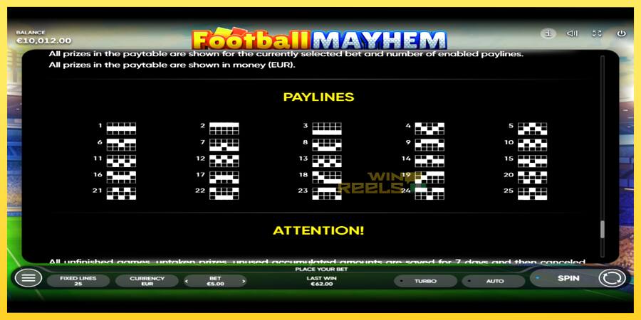 Afbeelding 7 speelautomaat Football Mayhem