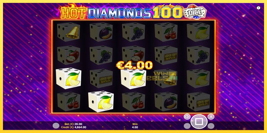 Afbeelding 4 speelautomaat Hot Diamonds 100 Dice