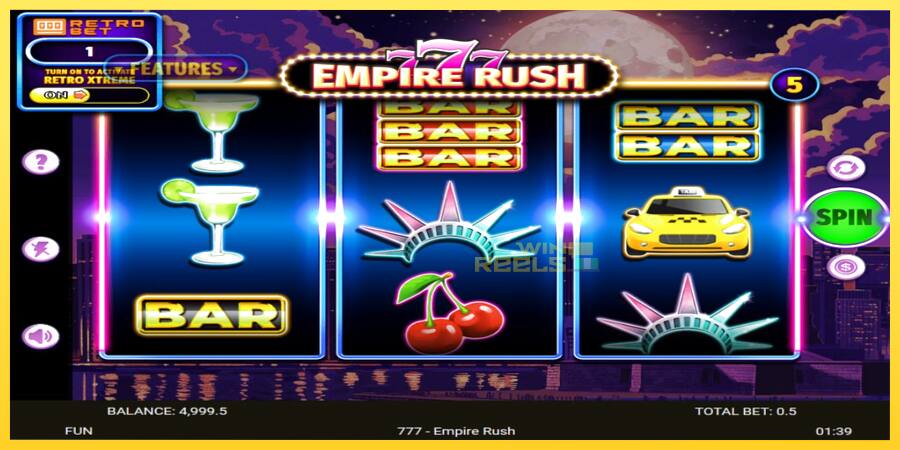 Afbeelding 2 speelautomaat 777 Empire Rush