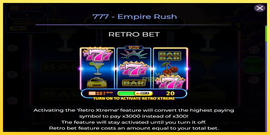 Afbeelding 4 speelautomaat 777 Empire Rush