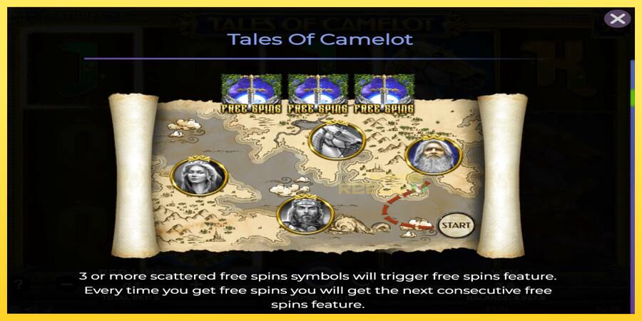 Afbeelding 4 speelautomaat Tales of Camelot