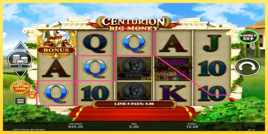 Afbeelding 3 speelautomaat Centurion Big Money