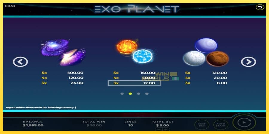 Afbeelding 5 speelautomaat Exo Planet