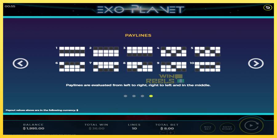 Afbeelding 6 speelautomaat Exo Planet