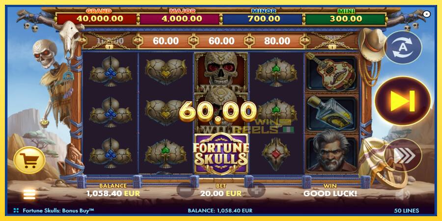 Afbeelding 3 speelautomaat Fortune Skulls Bonus Buy