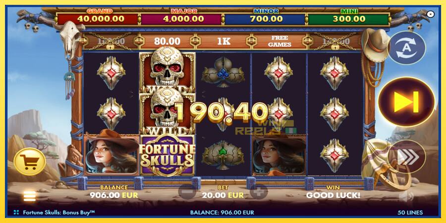 Afbeelding 4 speelautomaat Fortune Skulls Bonus Buy