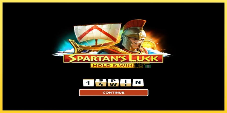 Afbeelding 1 speelautomaat Spartans Luck Hold & Win