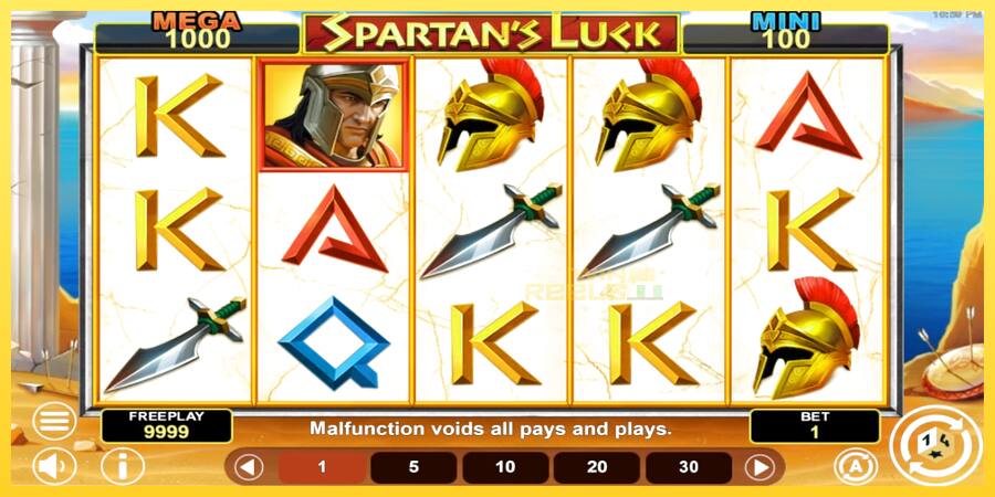 Afbeelding 2 speelautomaat Spartans Luck Hold & Win