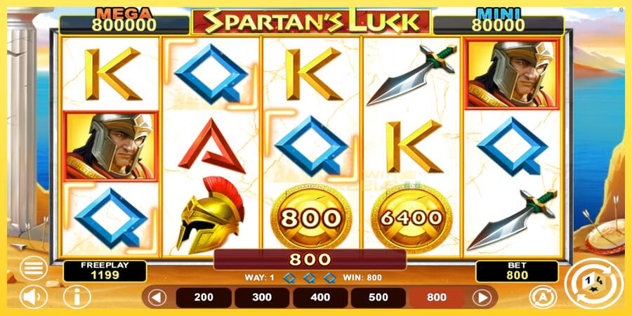 Afbeelding 3 speelautomaat Spartans Luck Hold & Win