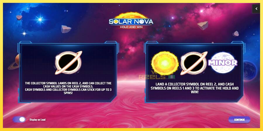 Afbeelding 1 speelautomaat Solar Nova Hold and Win